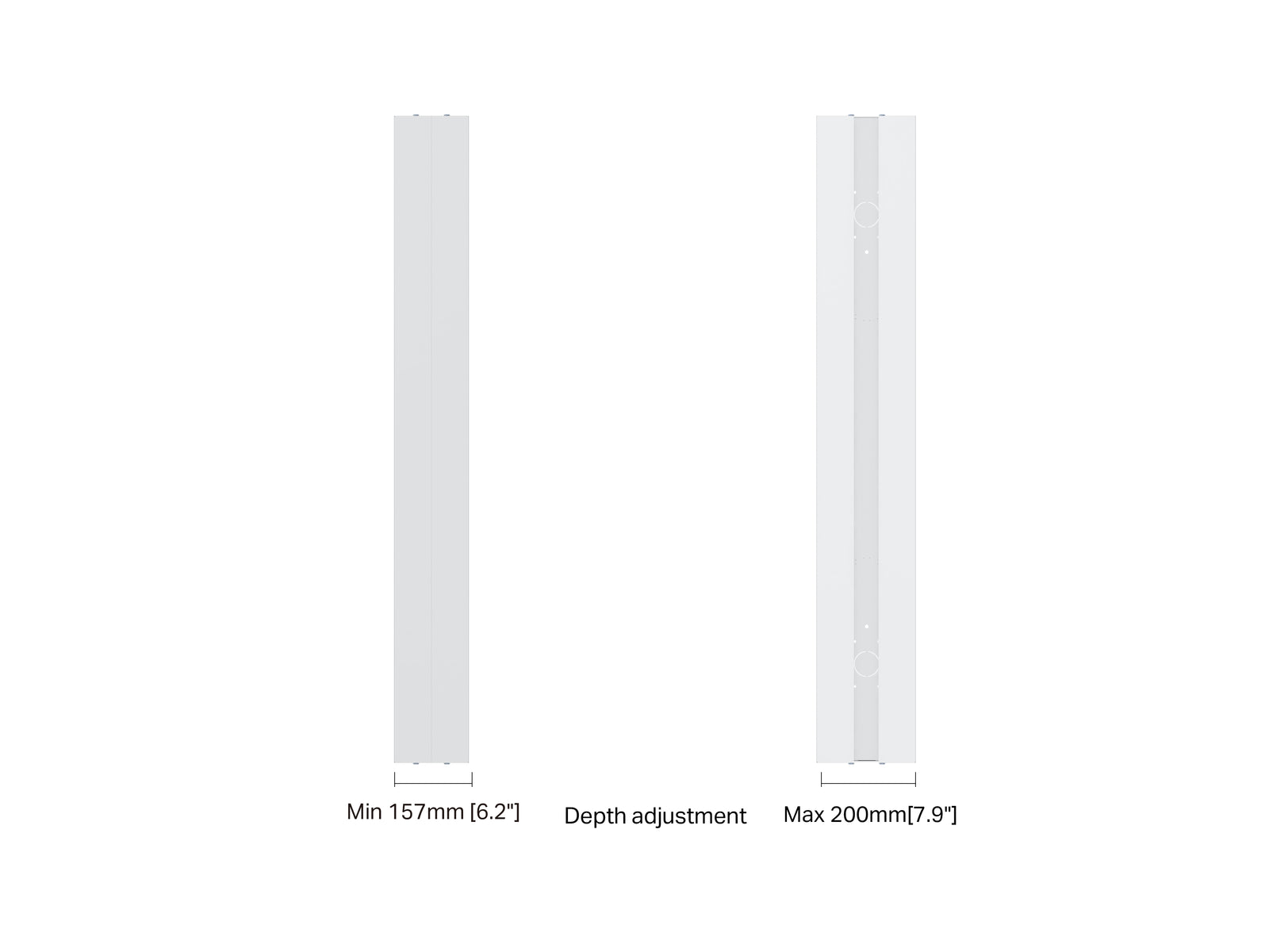 Multibrackets M Pro Series Enclosure 55" Medium B2B White Signage Display Enclosures Multibrackets