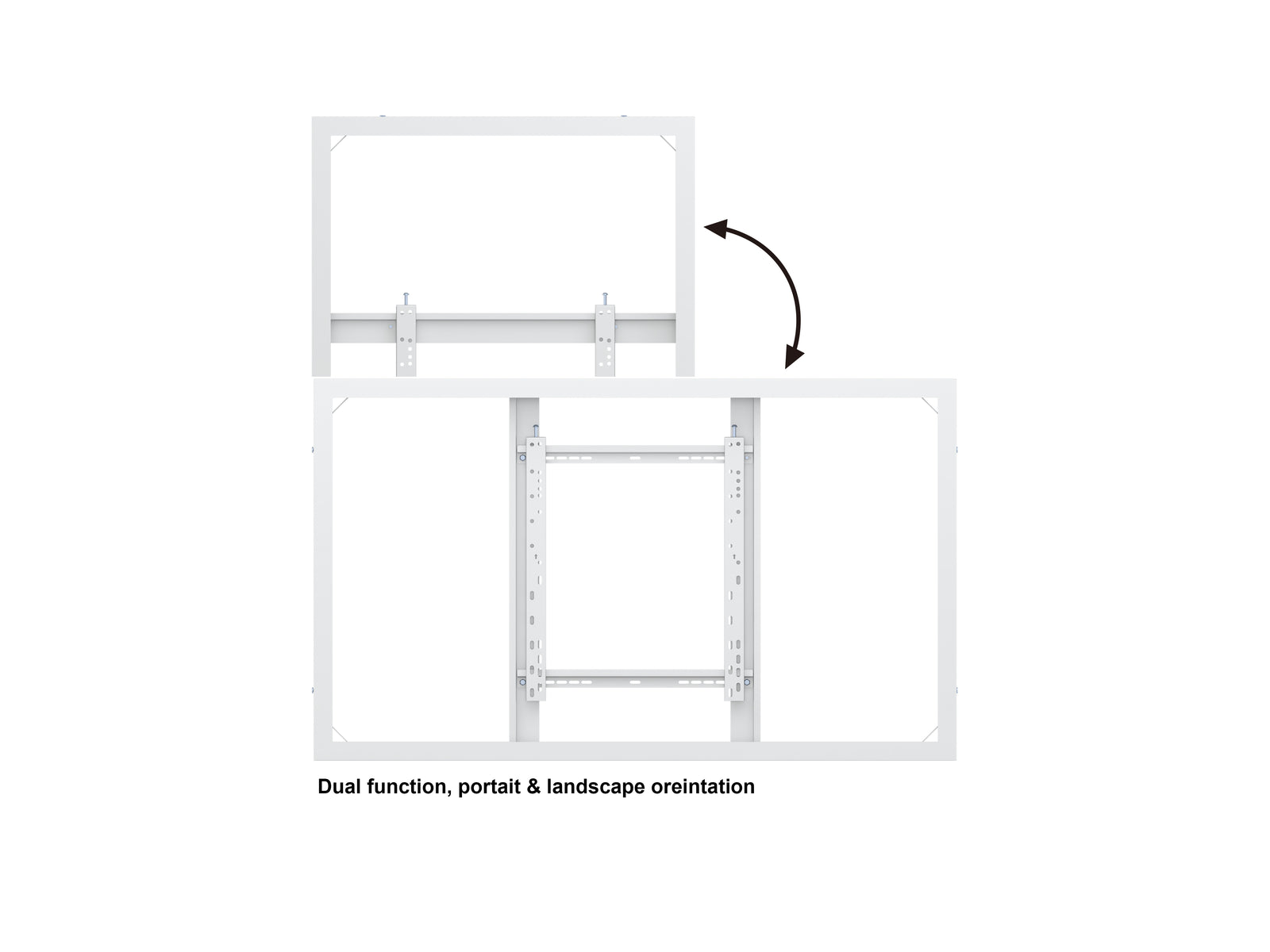 Multibrackets M Pro Series Enclosure 55" Medium B2B White Signage Display Enclosures Multibrackets
