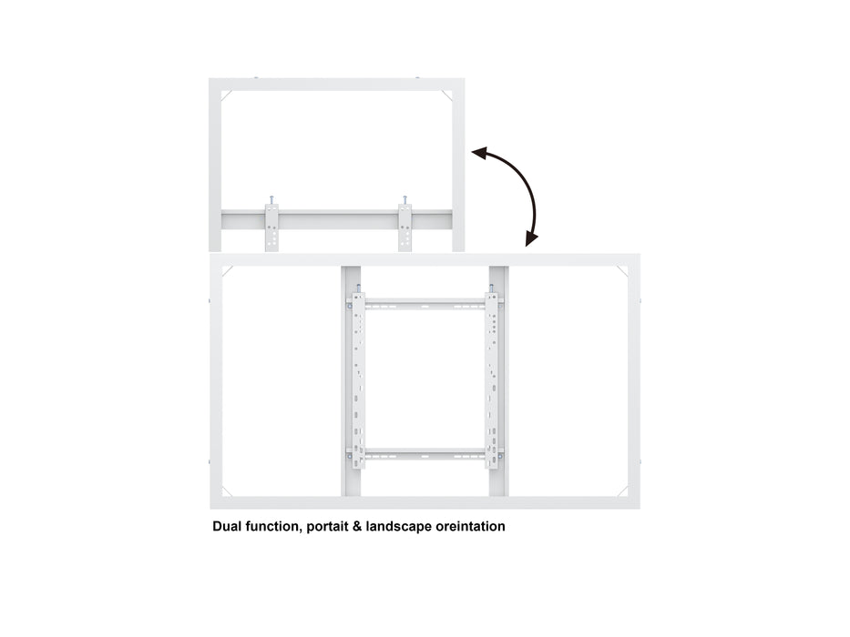 Multibrackets M Pro Series Enclosure 55" Medium B2B White Signage Display Enclosures Multibrackets