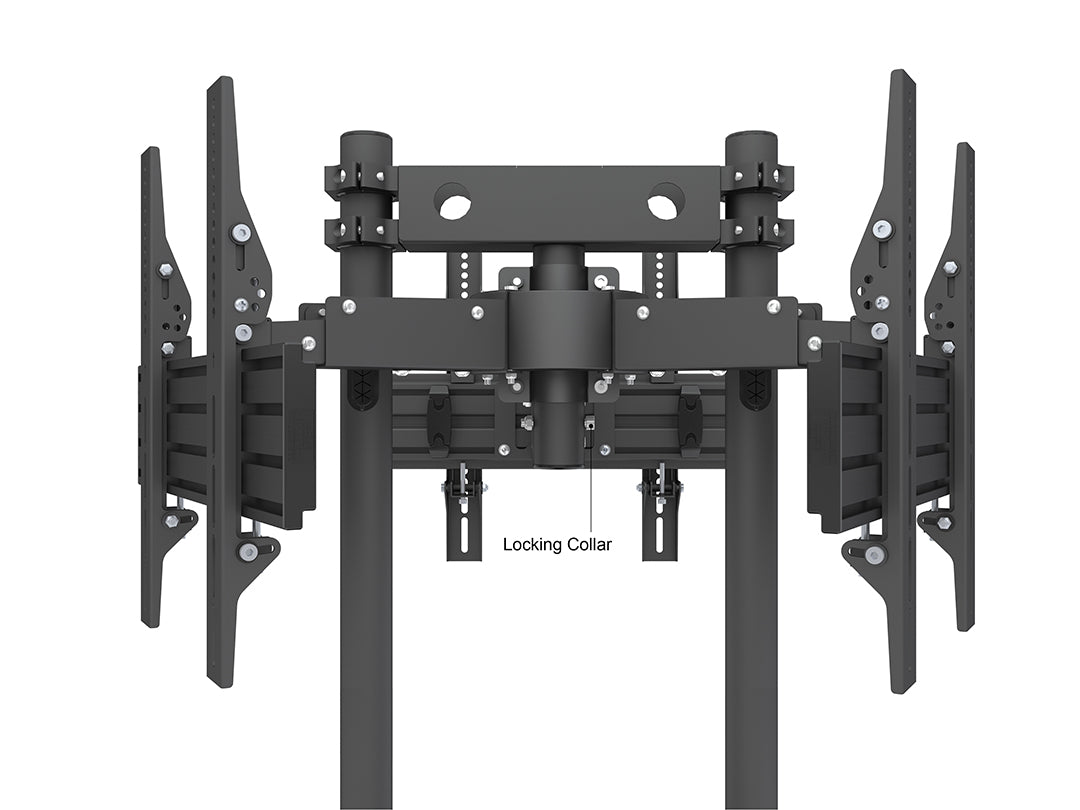 Multibrackets MBF3U M Floorstand Triple Pro - (32"-65") Floor Stand Multibrackets