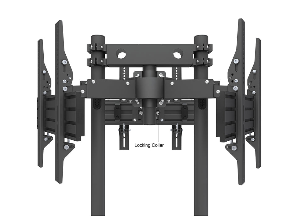 Multibrackets MBF3U M Floorstand Triple Pro - (32"-65")