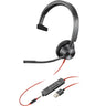 Poly Blackwire 3315 USB-A Wired Over-the-head Mono Headset | 76J12AA