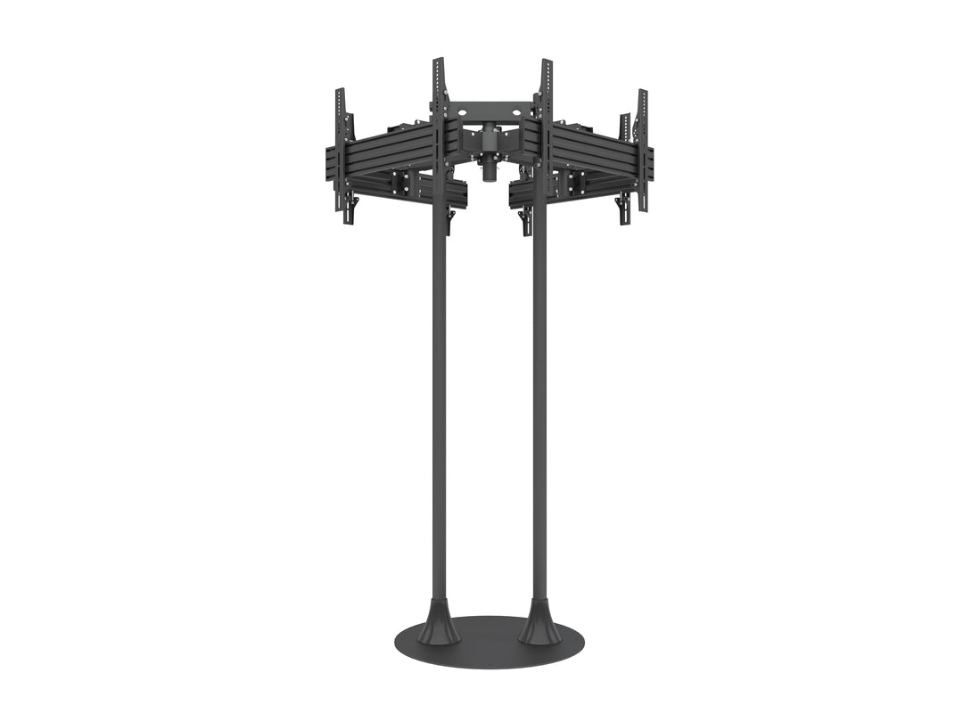 Multibrackets MBF4U M Floorstand Quad Pro - (32"-65") Floor Stand Multibrackets