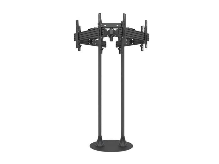 Multibrackets MBF4U M Floorstand Quad Pro - (32"-65") Floor Stand Multibrackets