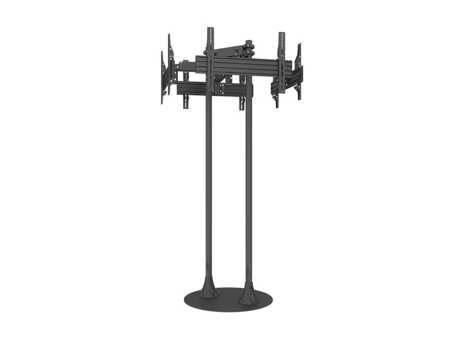 Multibrackets MBF4U M Floorstand Quad Pro - (32"-65")