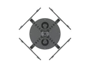Multibrackets MBF4U M Floorstand Quad Pro - (32"-65") Floor Stand Multibrackets