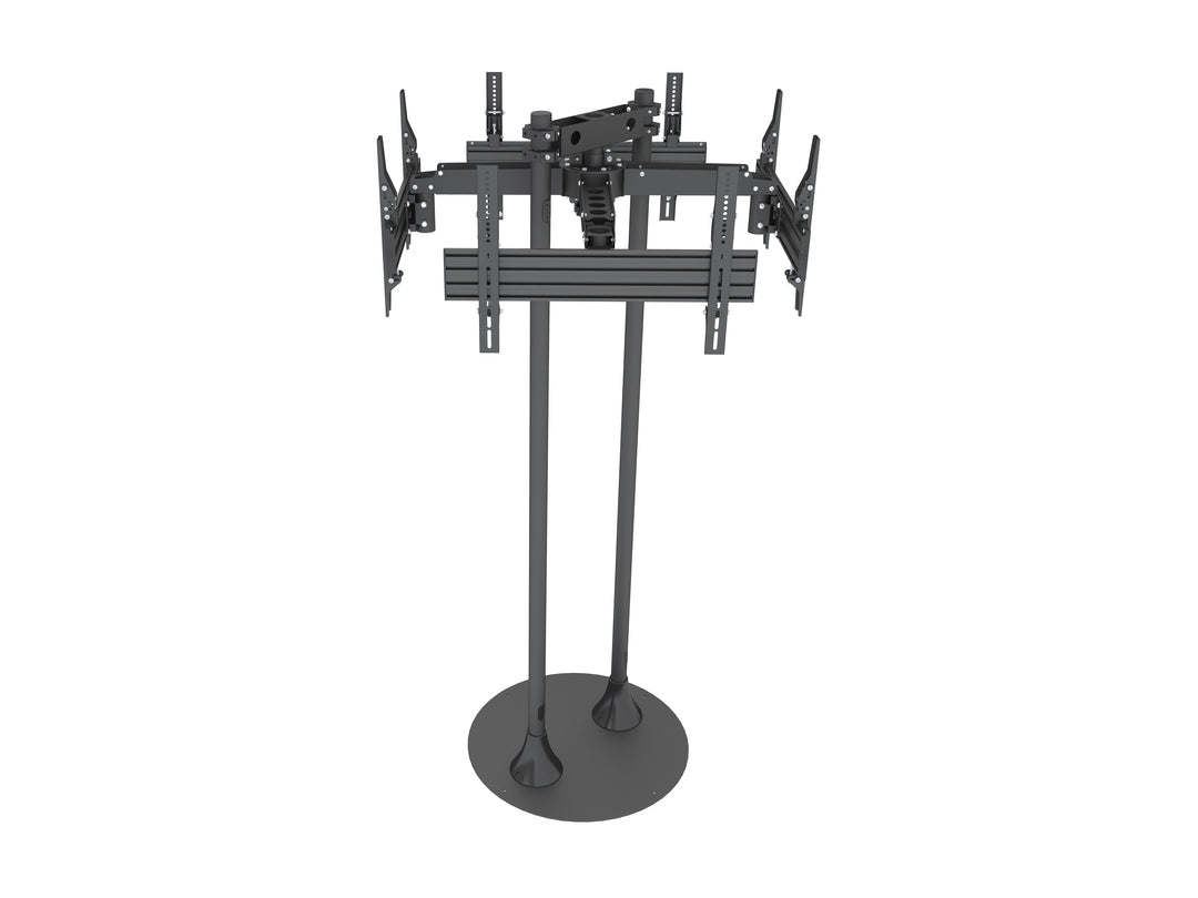 Multibrackets MBF4U M Floorstand Quad Pro - (32"-65") Floor Stand Multibrackets