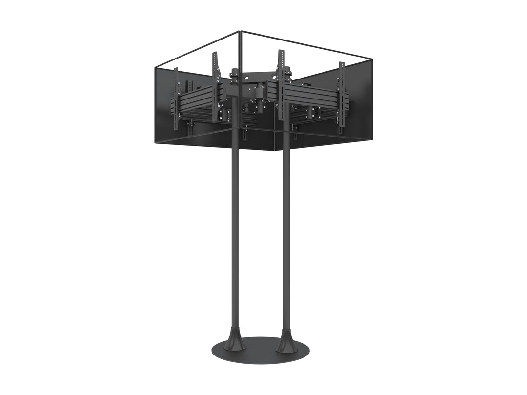 Multibrackets MBF4U M Floorstand Quad Pro - (32"-65") Floor Stand Multibrackets