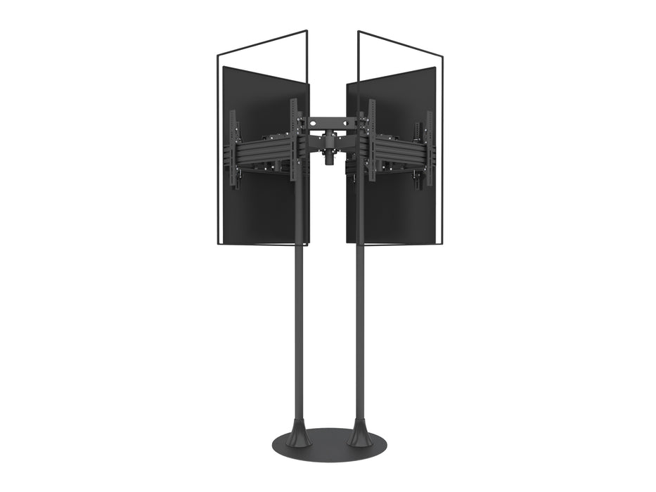 Multibrackets MBF4U M Floorstand Quad Pro - (32"-65")