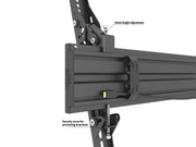 Multibrackets MBF4U M Floorstand Quad Pro - (32"-65") Floor Stand Multibrackets