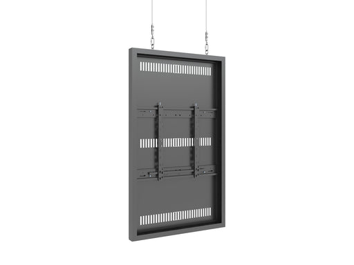 Multibrackets M Pro Series Enclosure 55" Wire Slim Medium Black Signage Display Enclosures Multibrackets