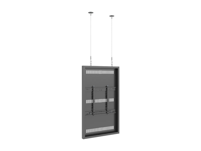 Multibrackets M Pro Series Enclosure 55" Wire Slim Medium Black Signage Display Enclosures Multibrackets