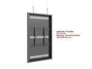 Multibrackets M Pro Series Enclosure 55" Wire Slim Medium Black Signage Display Enclosures Multibrackets
