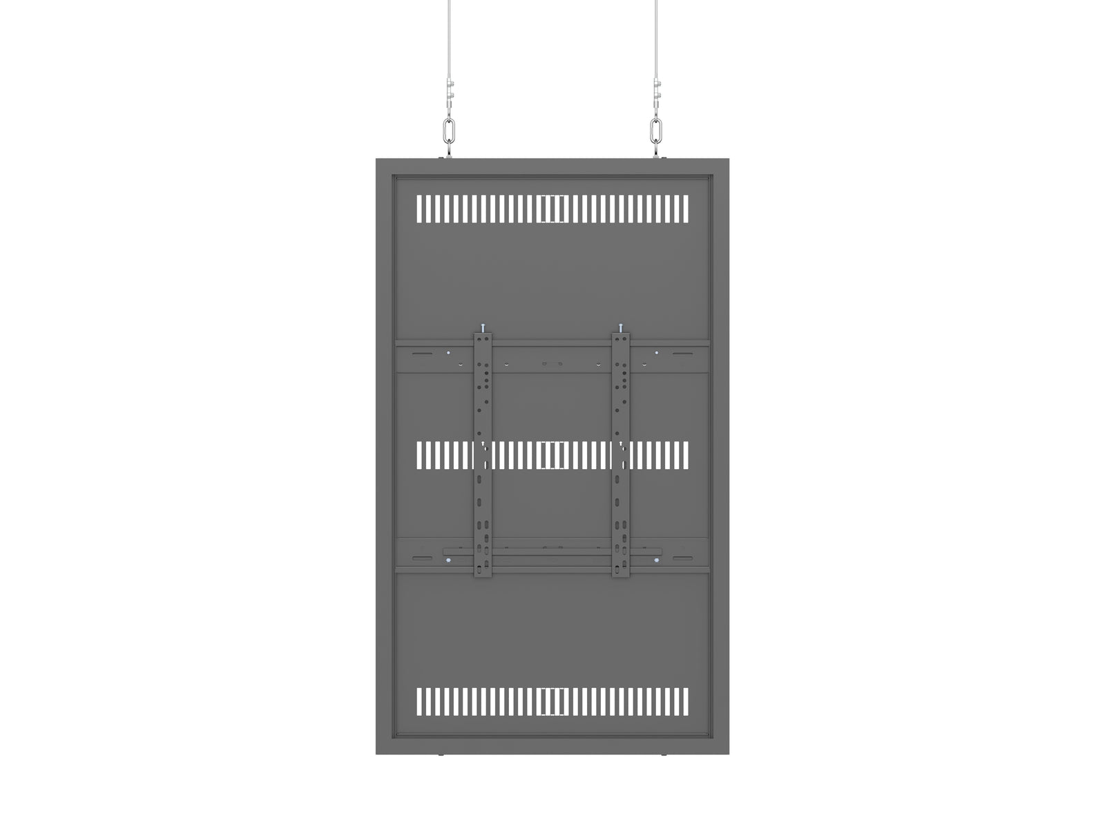 Multibrackets M Pro Series Enclosure 55" Wire Slim Medium Black Signage Display Enclosures Multibrackets