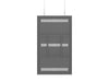 Multibrackets M Pro Series Enclosure 55" Wire Slim Medium Black Signage Display Enclosures Multibrackets