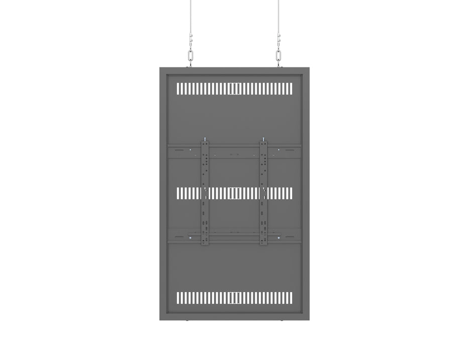 Multibrackets M Pro Series Enclosure 55" Wire Slim Medium Black Signage Display Enclosures Multibrackets
