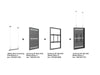 Multibrackets M Pro Series Enclosure 55" Wire Slim Medium Black Signage Display Enclosures Multibrackets