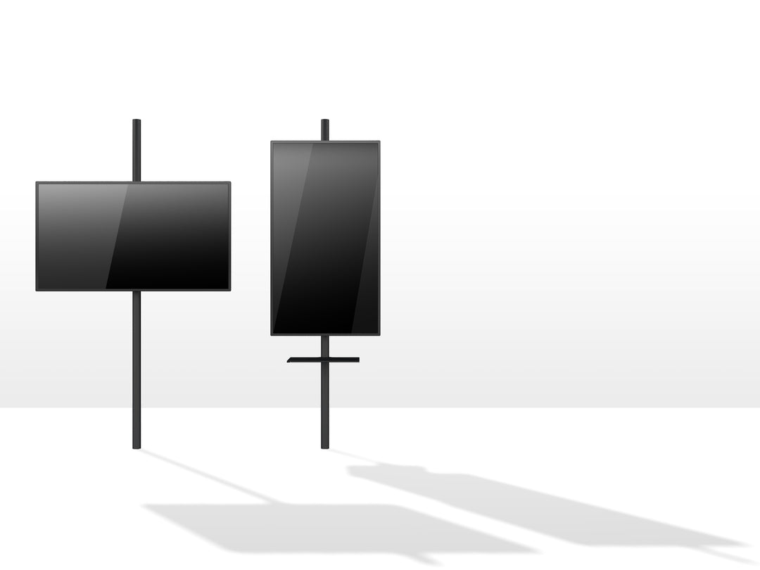 Multibrackets Pro D-Series MBFC1UD M Floor to Ceiling Mount - Up to 32"-65" Screen Floor to Ceiling Display Mount Multibrackets