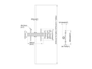 Multibrackets Pro D-Series MBFC1UD M Floor to Ceiling Mount - Up to 32"-65" Screen Floor to Ceiling Display Mount Multibrackets