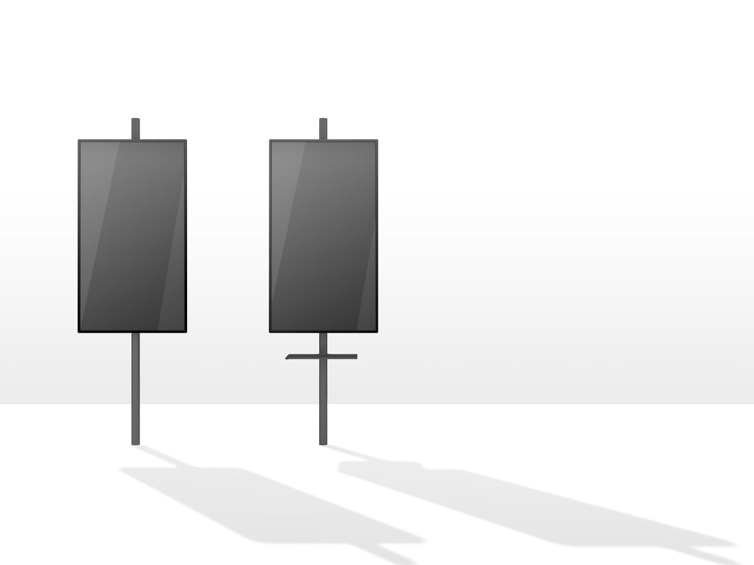 Multibrackets Pro D-Series MBFC1UD M Floor to Ceiling Mount - Up to 32"-65" Screen Floor to Ceiling Display Mount Multibrackets