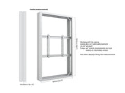 Multibrackets M Pro Series Enclosure 65" Medium B2B White Signage Display Enclosures Multibrackets