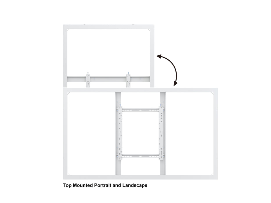 Multibrackets M Pro Series Enclosure 65" Medium B2B White Signage Display Enclosures Multibrackets