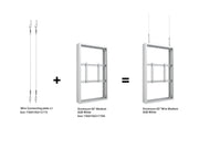Multibrackets M Pro Series Enclosure 65" Medium B2B White Signage Display Enclosures Multibrackets