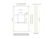 Multibrackets M Pro Series Enclosure 65" Medium B2B White Signage Display Enclosures Multibrackets