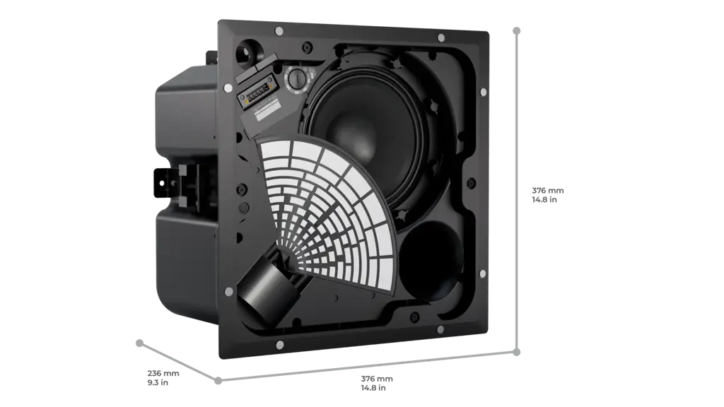 Bose EdgeMax EM90 In-Ceiling Premium Loudspeaker White | 778844-0220 Loudspeaker BOSE