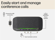 POLY Sync 10 Microsoft Teams Certified Speakerphone | 77P34AA Audio Conferencing System Poly