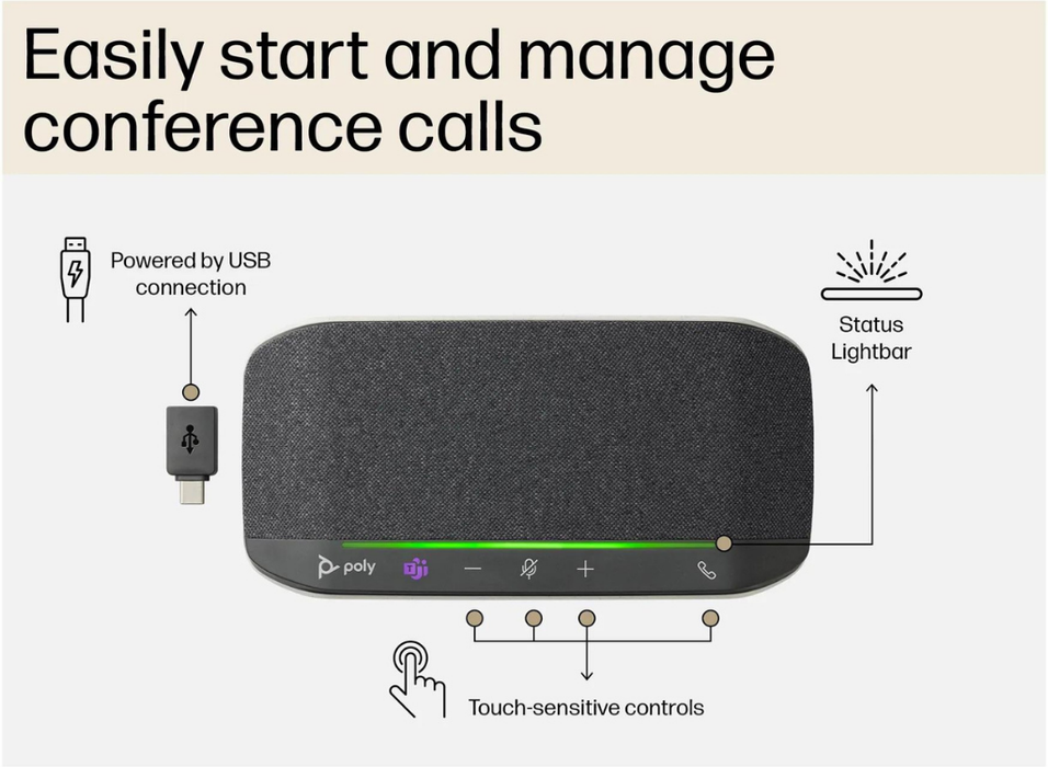 Poly Sync 10 Speakerphone (Microsoft Teams Edition) | 77P34AA