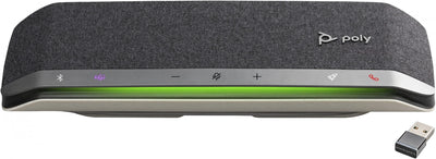 POLY Sync 40+ Microsoft Teams Certified USB-A USB-C Speakerphone +BT700 USB-A Adapter | 77P36AA Audio Conferencing System Poly