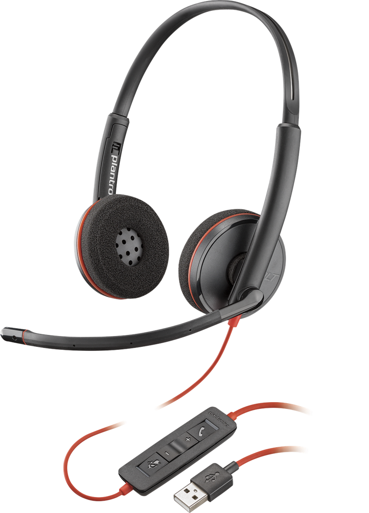 Poly Blackwire C3210 Wired Black Headset Headset Poly