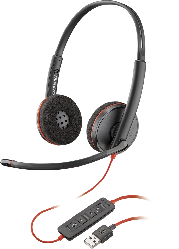 Poly Blackwire C3210 Wired Black Headset Headset Poly