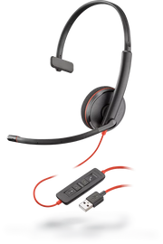 Poly Blackwire C3210 Wired Black Headset Headset Poly