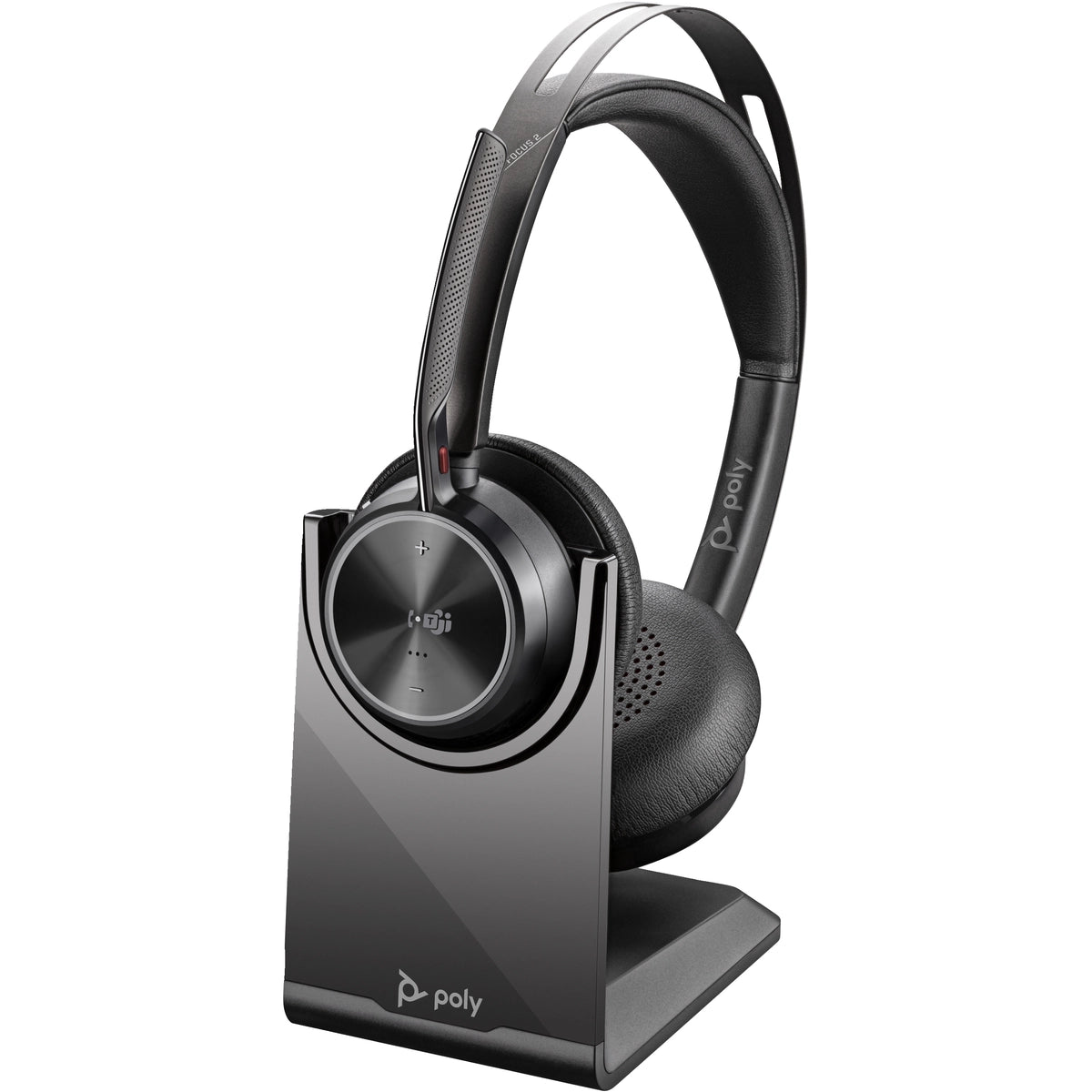 Poly Voyager Focus 2 Microsoft Teams Certified with Charge Stand Headset | 77Y87AA Headset Poly