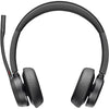 Poly Voyager 4300 UC 4320-M Wired/Wireless Over-the-head Stereo Headset Black | 77Z32AA