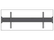 Multibrackets MBWW1U Fixed 32"-75" Pro Series Wall-to-Wall Display Mount For 1 Screen Wall Mount Bracket Multibrackets