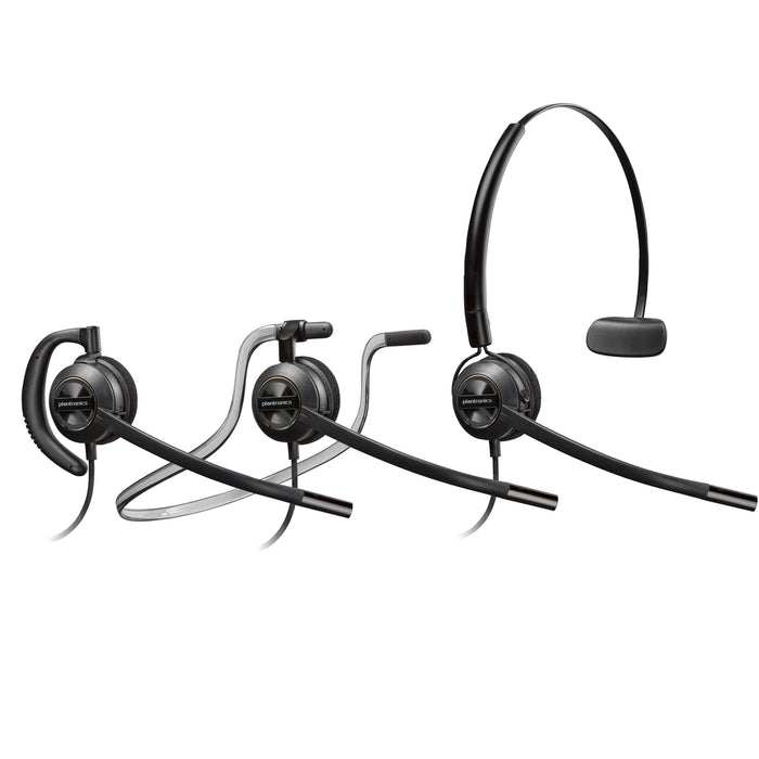 Poly EncorePro 540 Convertible Headset +Quick Disconnect | 783P1AA#ABB Headset Poly