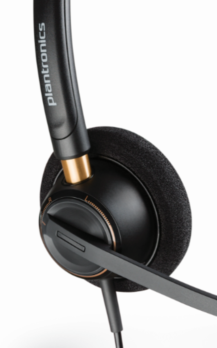 Poly EncorePro 520 Wired Over-the-head Stereo Headset Black | 783P7AA#ABB Headset Poly