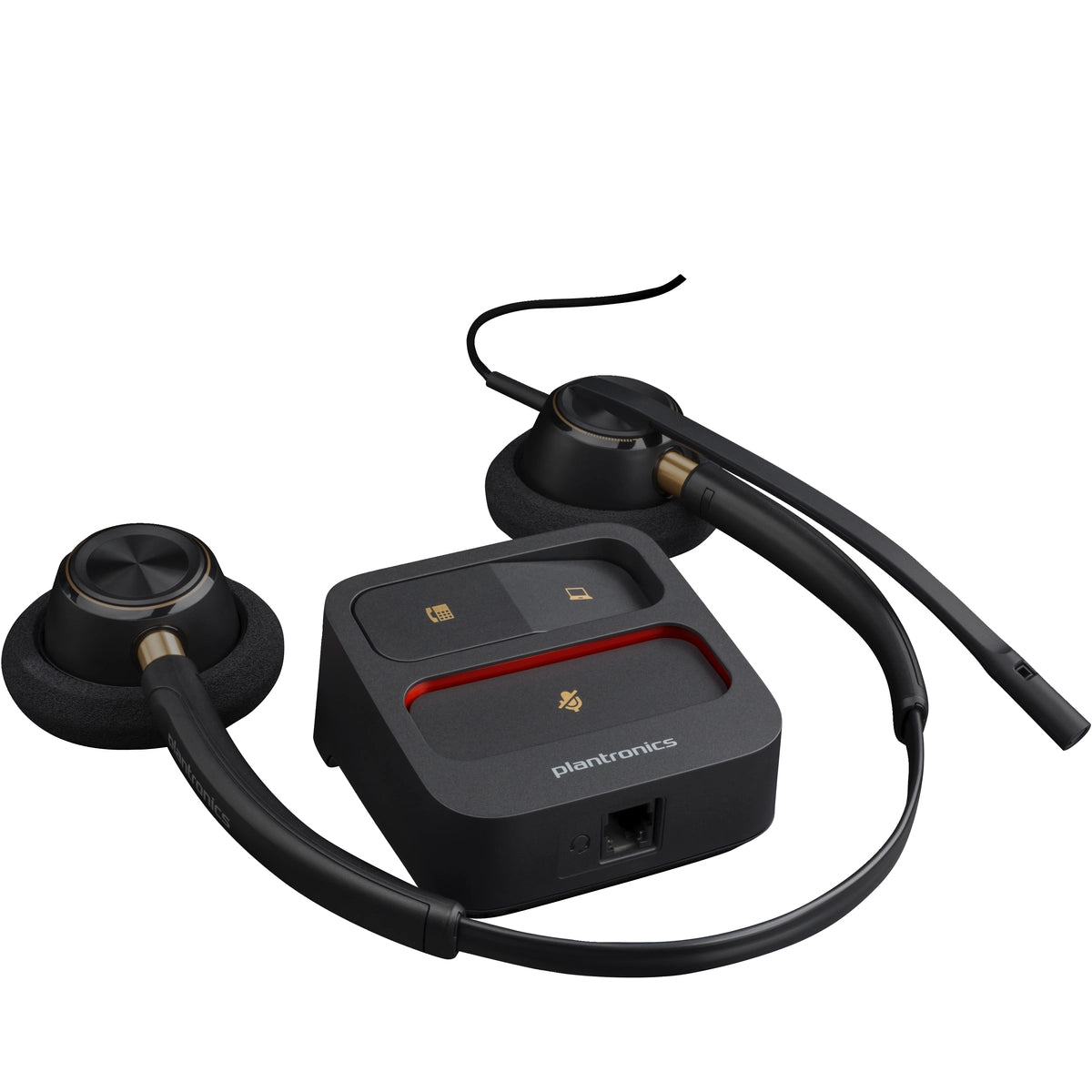 Poly EncorePro 520 Wired Over-the-head Stereo Headset Black | 783P7AA#ABB Headset Poly