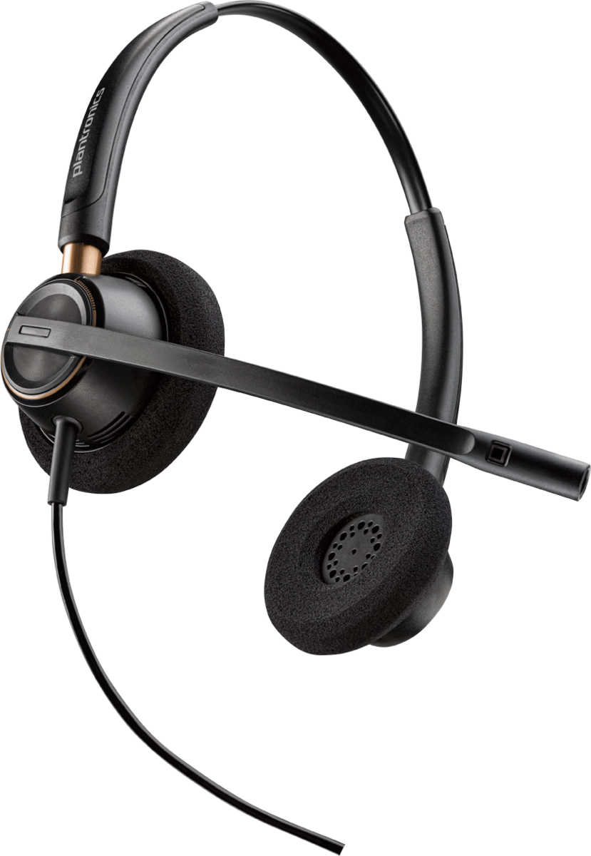 Poly EncorePro 520 Wired Over-the-head Stereo Headset Black | 783P7AA#ABB Headset Poly