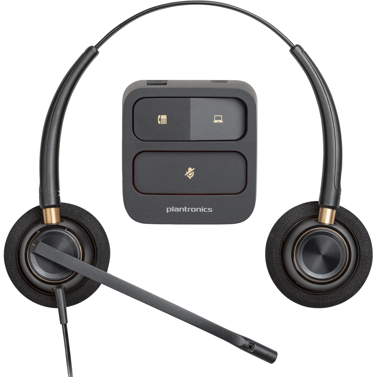 Poly EncorePro 520 Wired Over-the-head Stereo Headset Black | 783P7AA#ABB Headset Poly