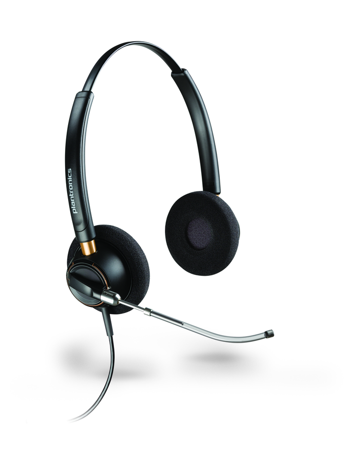 Poly EncorePro HW520V Wired Over-the-ear Stereo Headset | 783P9AA#ABB Headset Poly