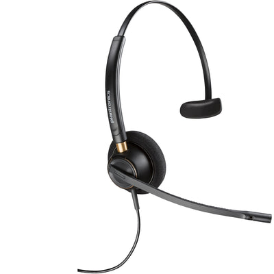 HP Poly EncorePro HW510D Wired On-ear, Over-the-head Mono Headset | 783Q0AA Headset Poly