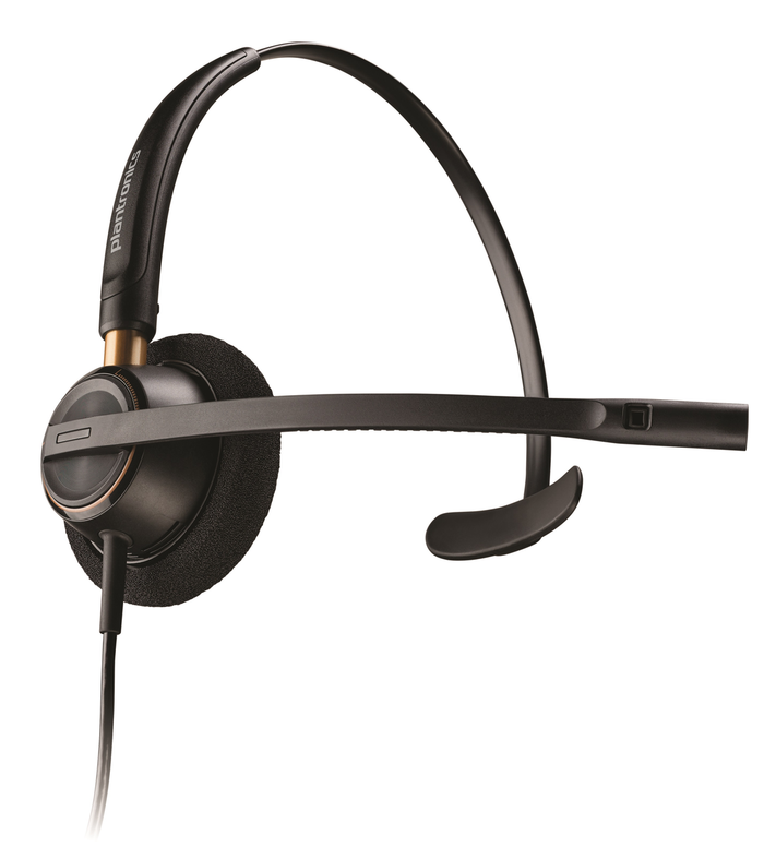 Poly EncorePro 510 Wired Over-the-head Mono Headset Black | 783Q2AA#ABB Headset Poly