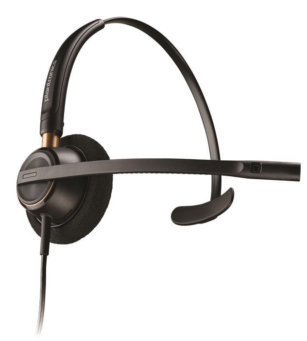 Poly EncorePro 510 Wired Over-the-head Mono Headset Black | 783Q2AA#ABB