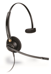 Poly EncorePro 510 Wired Over-the-head Mono Headset Black | 783Q2AA#ABB Headset Poly