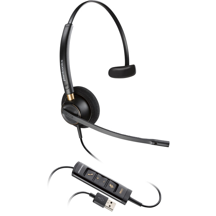 Poly EncorePro 515 Microsoft Teams Certified Monoaural with USB-A Headset | 783R1AA Headset Poly