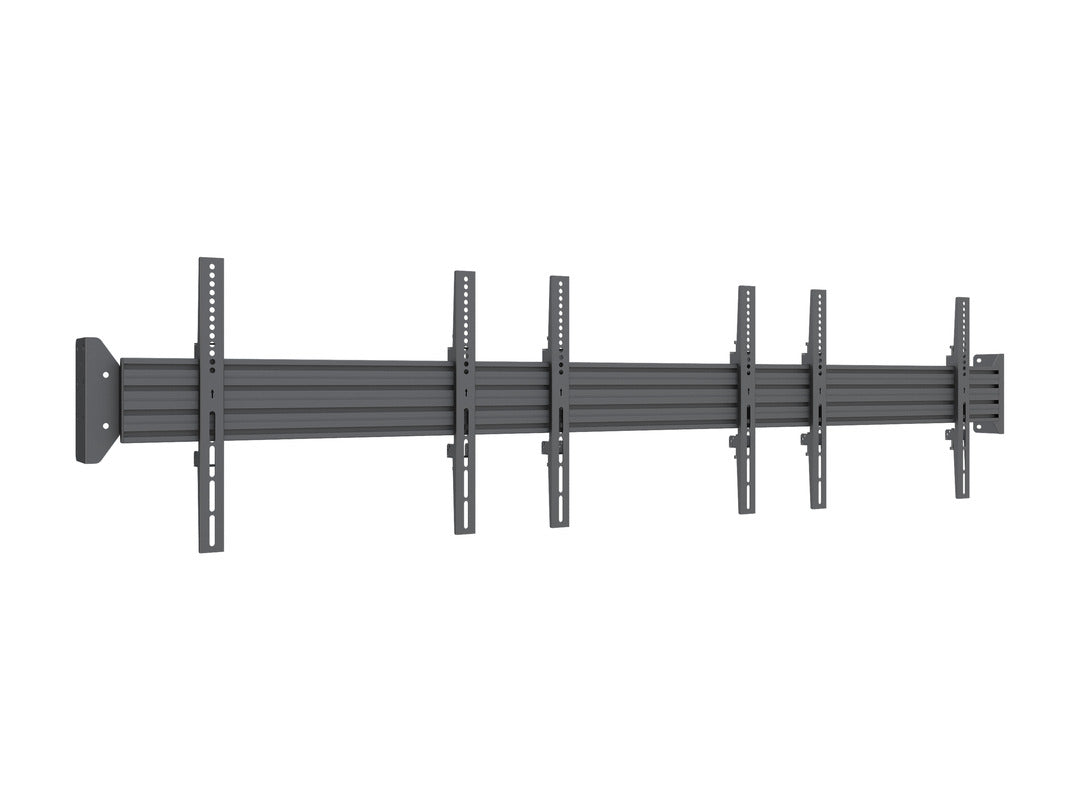 Multibrackets Fixed 32"-75" Pro Series Wall-to-Wall Display Mount For 3 Screen Wall Mount Bracket Multibrackets